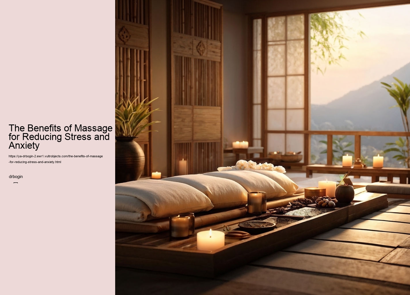 The Benefits of Massage for Reducing Stress and Anxiety